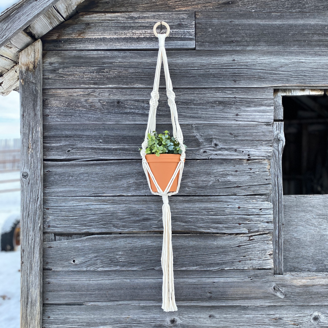 Macramé Plant Hanger - Butterfly